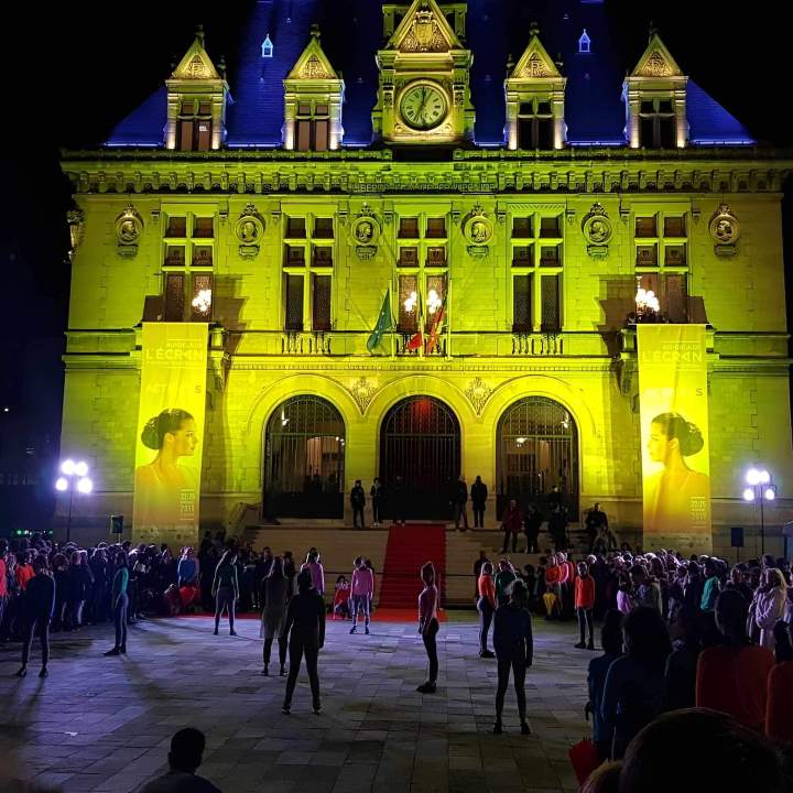 Projection lumière façade Île-de-France